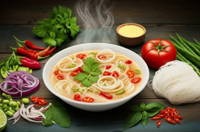 مواد لازم و دستور پخت سوپ ورمیشل به صورت گام به گام برای 4 نفر